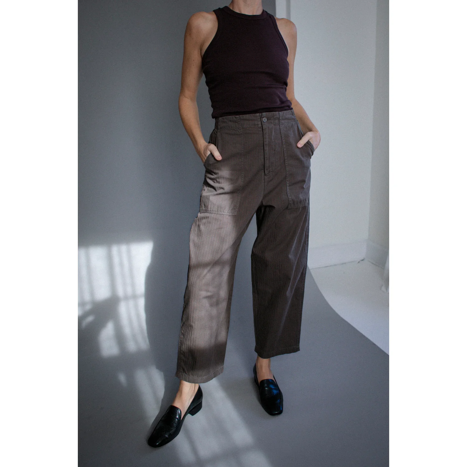 Shaina Mote Painter Pant in Ermine - Image 4