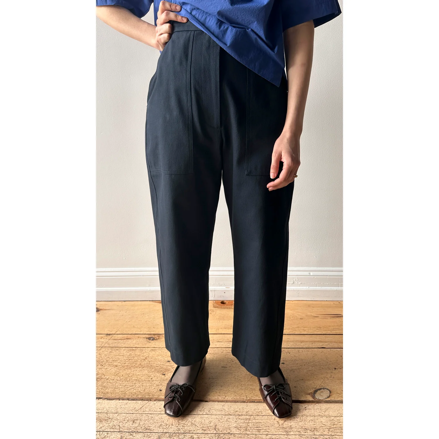 Studio Nicholson Diome Pant in Indigo - Image 4