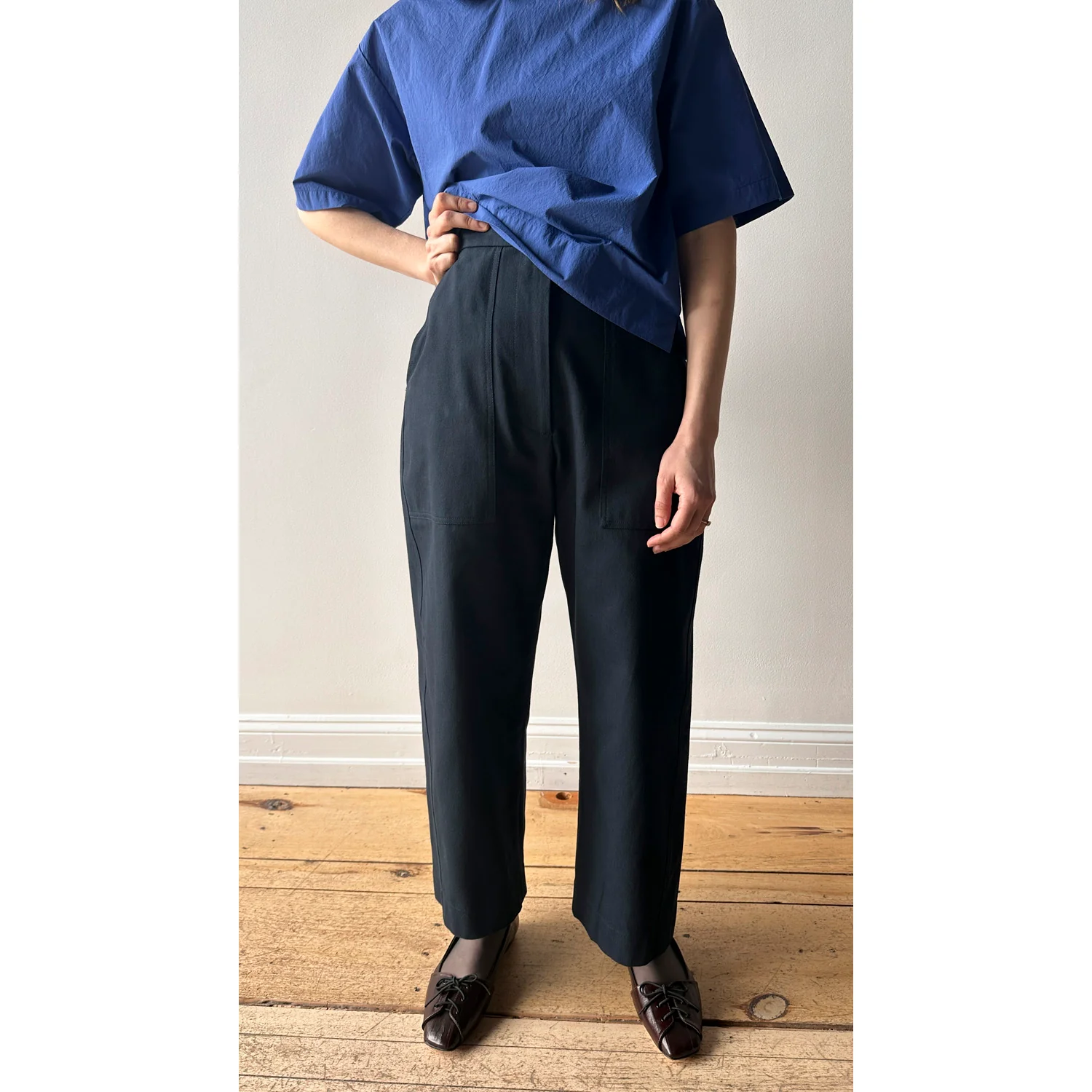 Studio Nicholson Diome Pant in Indigo - Image 5