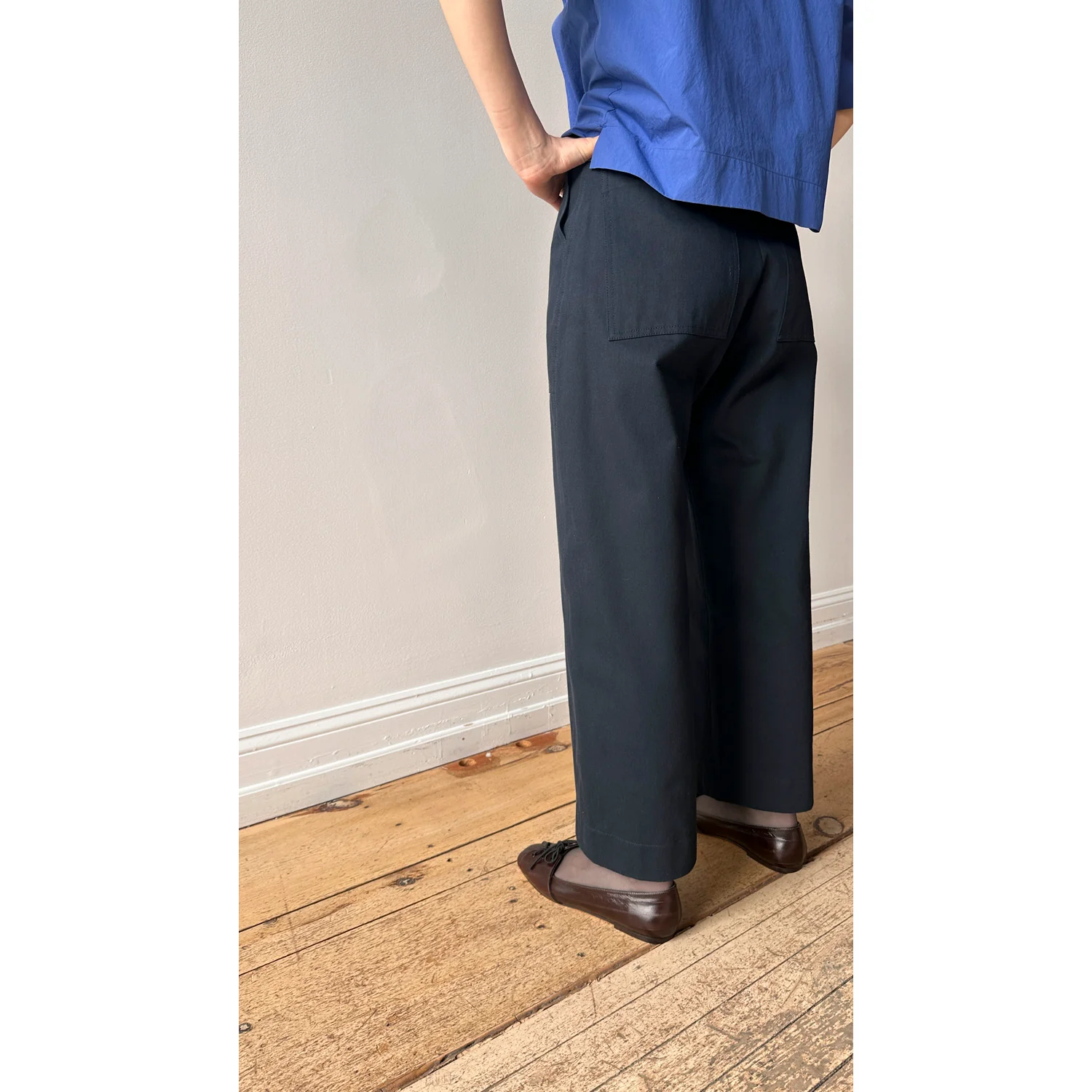 Studio Nicholson Diome Pant in Indigo - Image 6