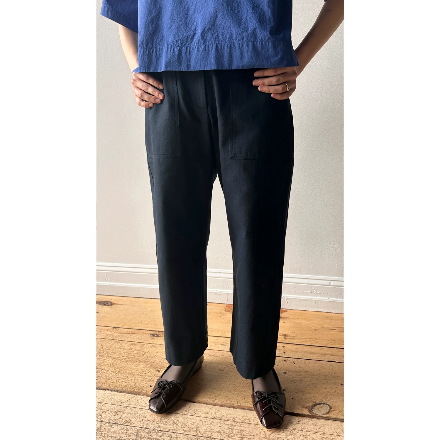 Studio Nicholson Diome Pant in Indigo - Image 7