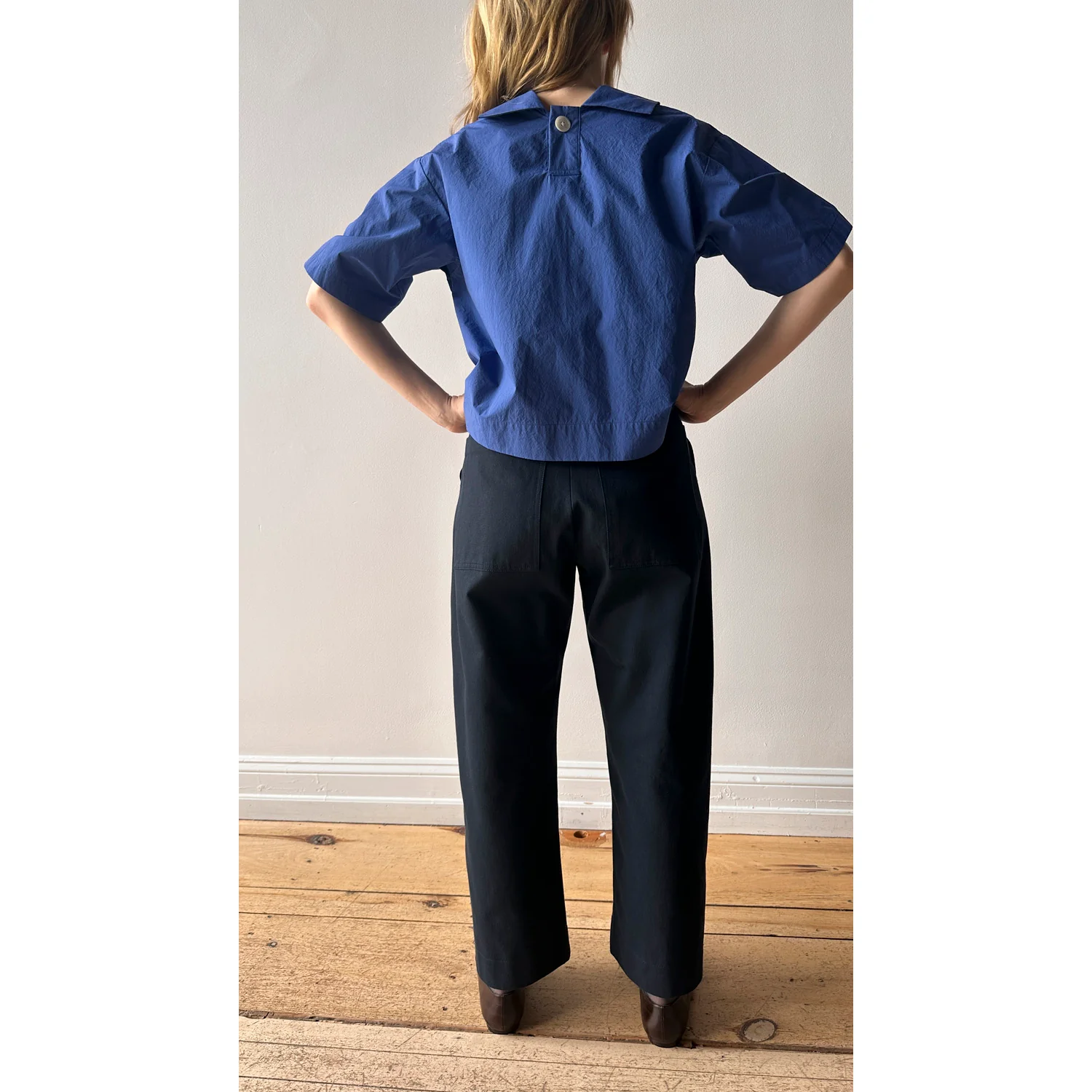 Studio Nicholson Diome Pant in Indigo - Image 8