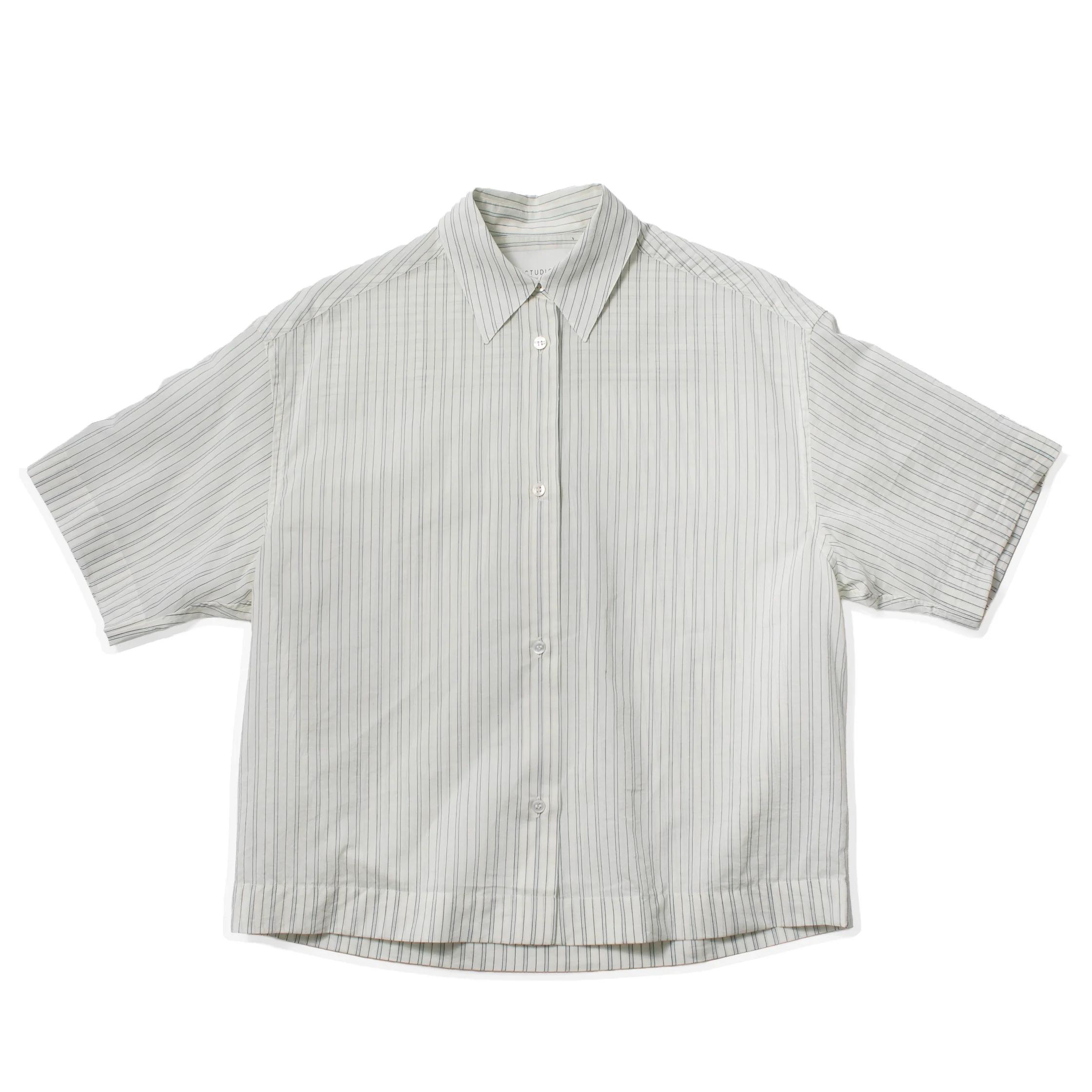 Studio Nicholson Merle Shirt in Parchment - Image 2