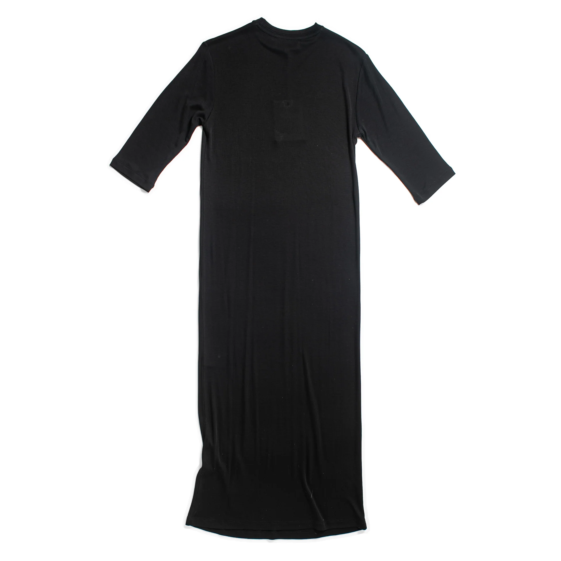 Studio Nicholson Milner T-Shirt Dress in Black - Image 3