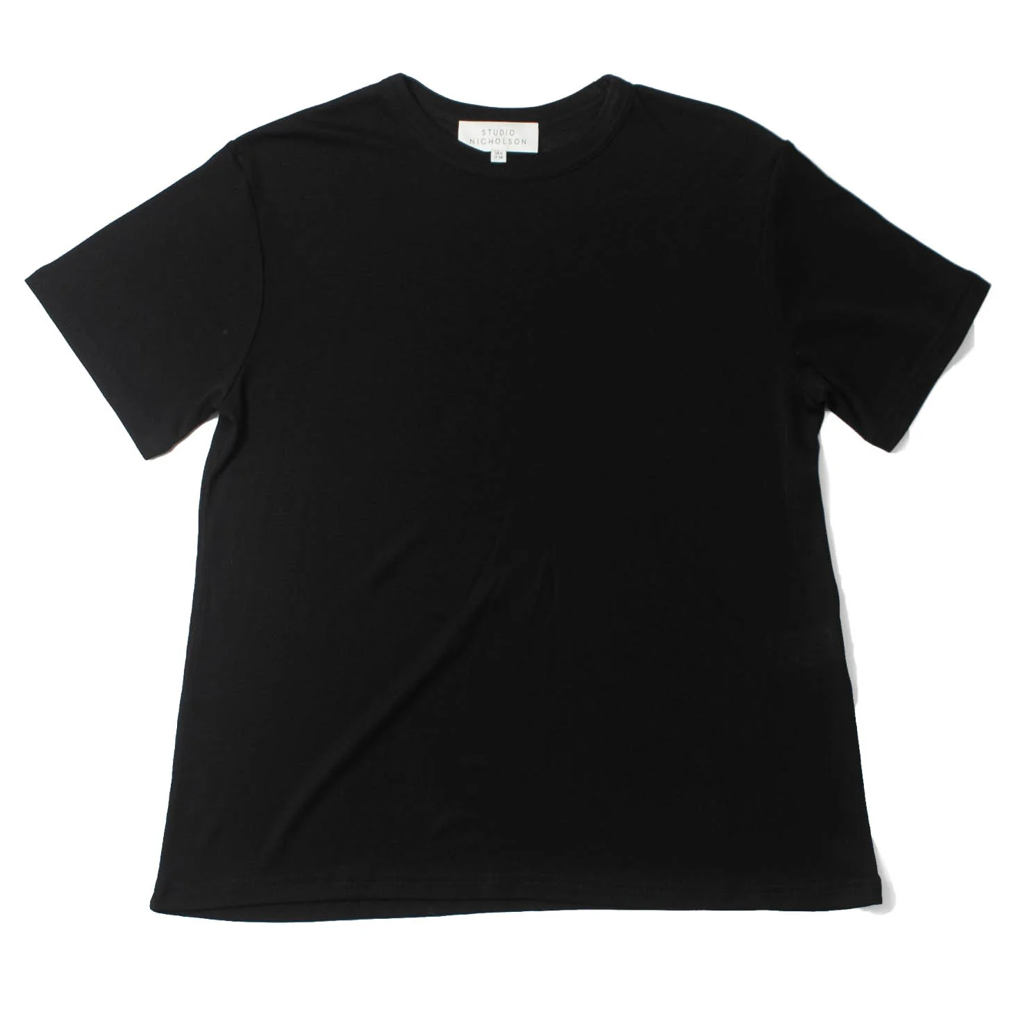 Studio Nicholson Rond T-Shirt in Black - Image 2