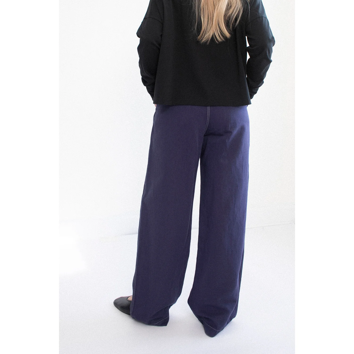 Studio Nicholson Sonny Pant in Indigo - Image 6