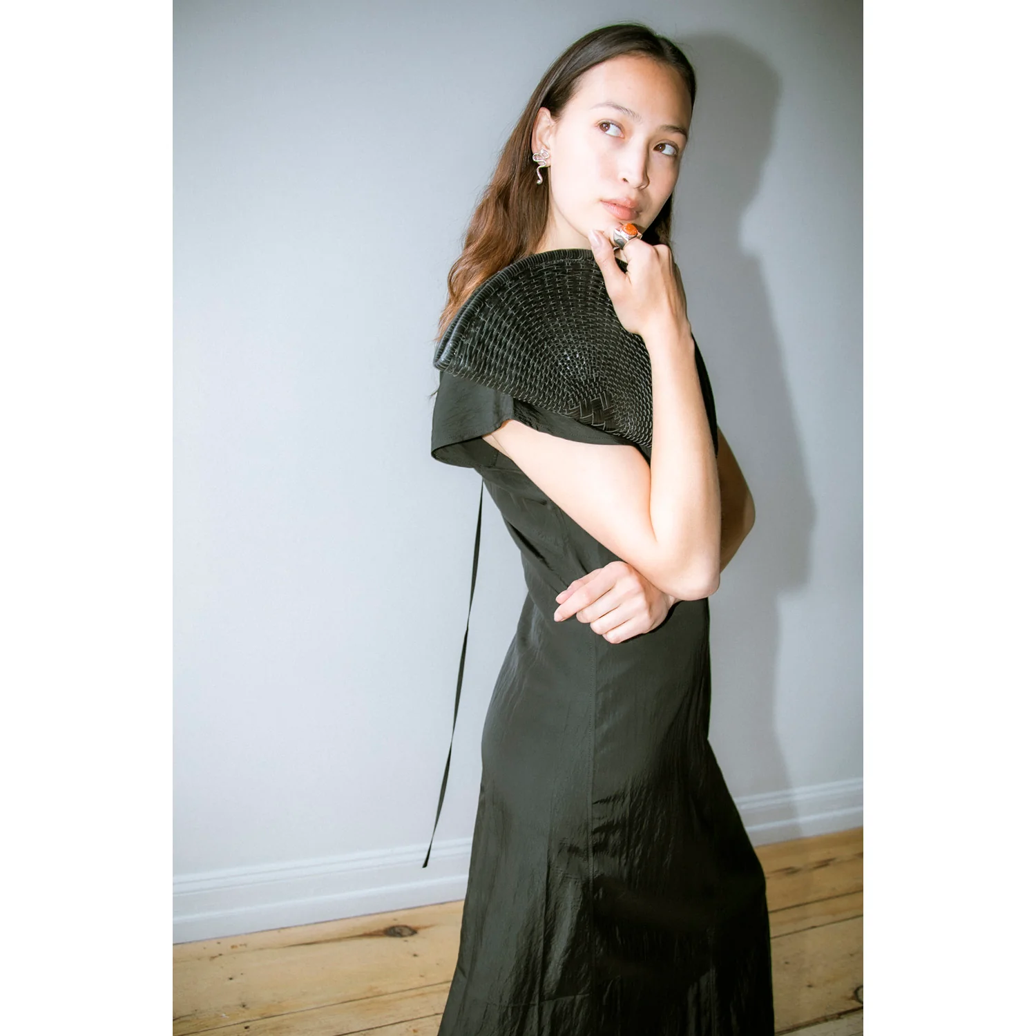 Studio Nicholson Surat Dress in Black - Image 5
