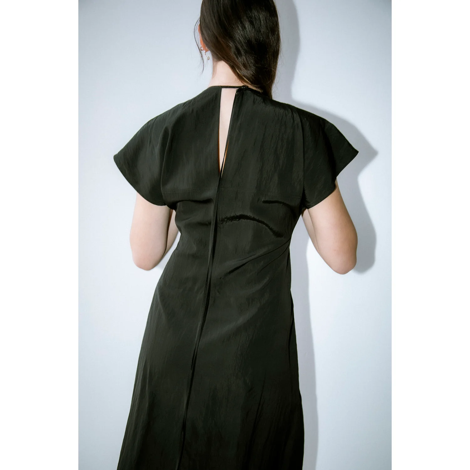 Studio Nicholson Surat Dress in Black - Image 8