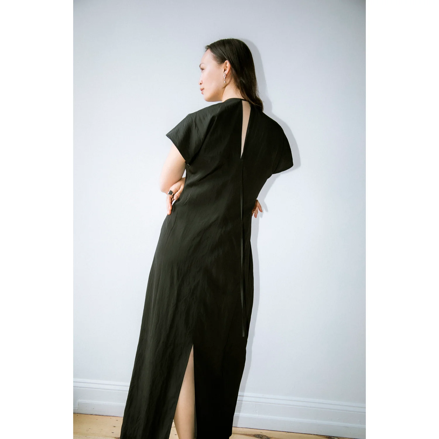 Studio Nicholson Surat Dress in Black - Image 9