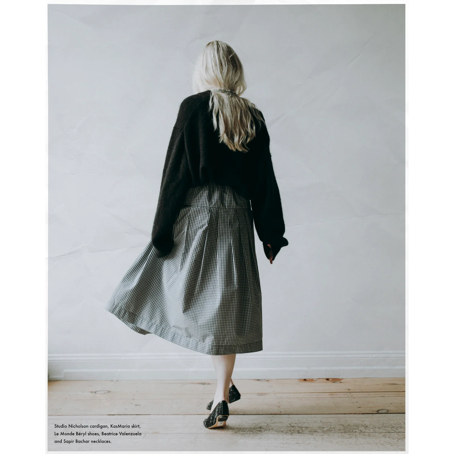 Studio Nicholson Trey Cardigan in Black - Image 5