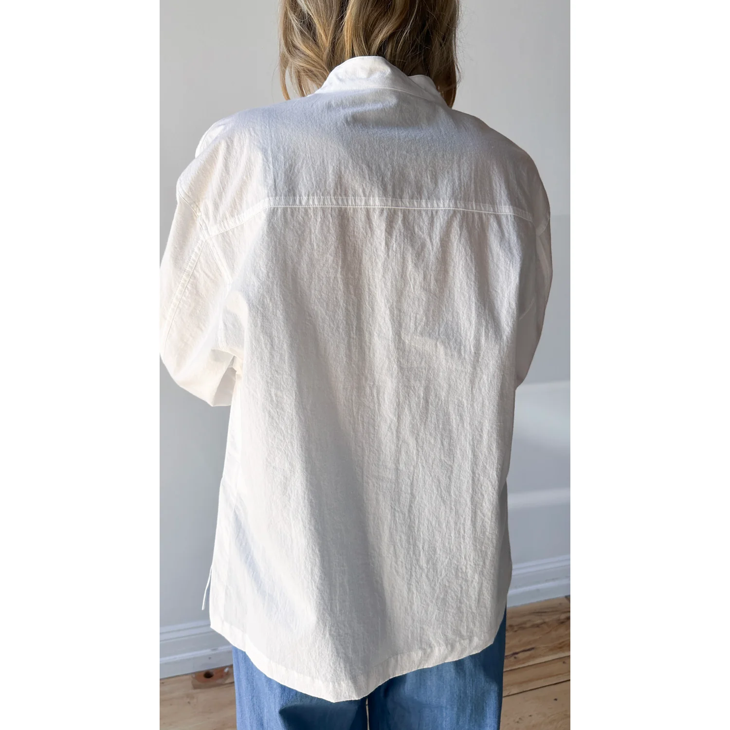 Studio Nicholson Vega Shirt in Optic White - Image 7