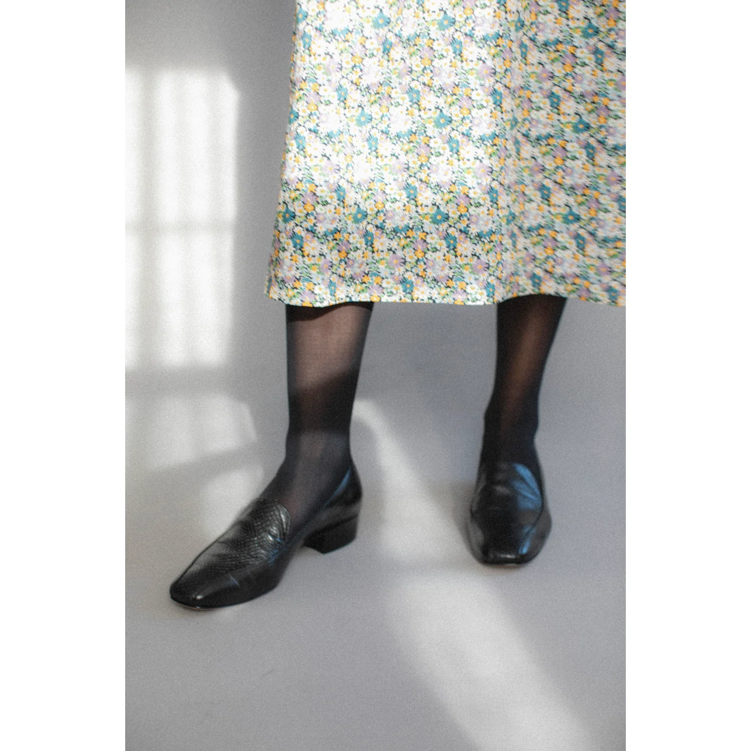 Swedish Stockings Moa Control Top Tights in Black - Image 4