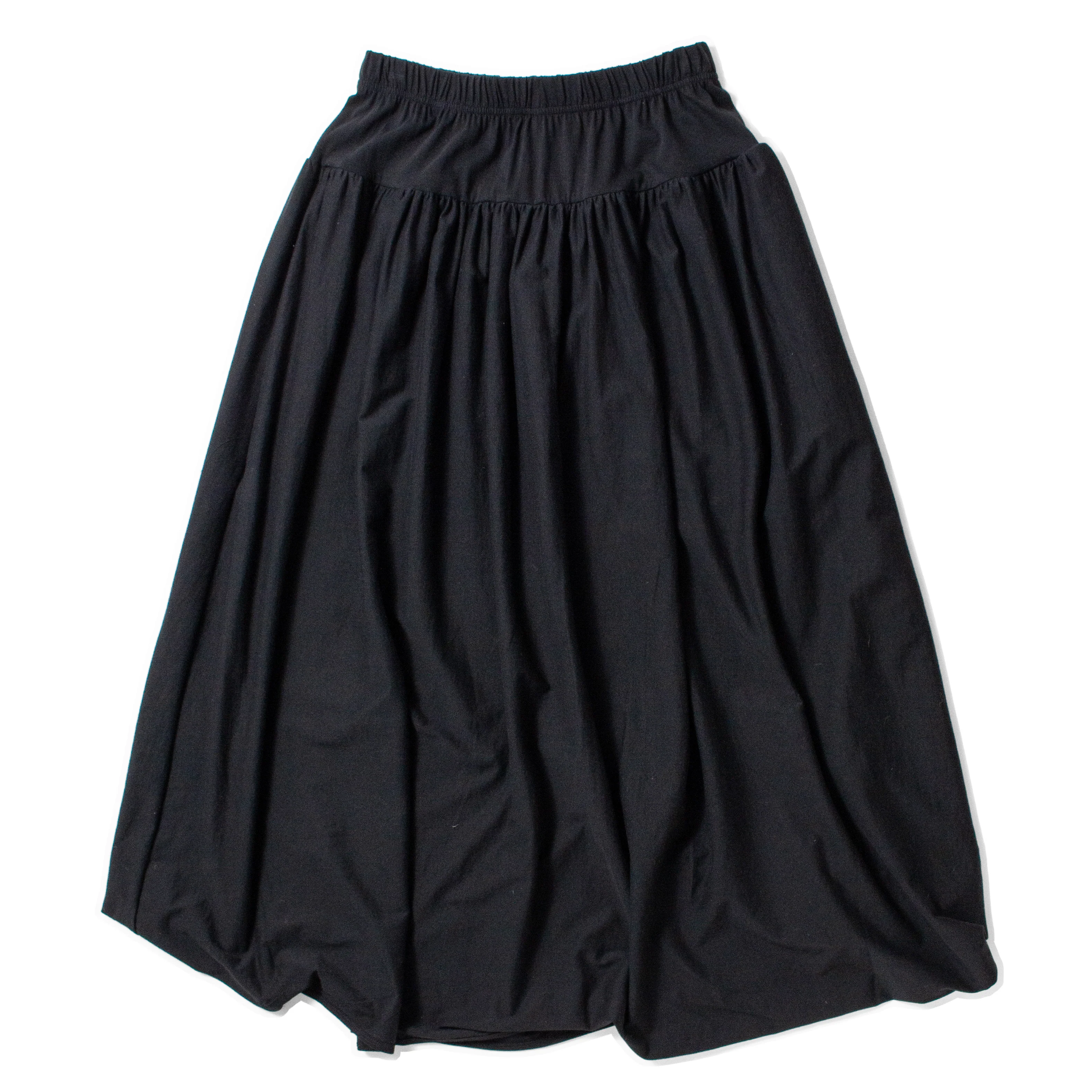 Tsuyumi Petticoat Long Skirt in Black - Image 3